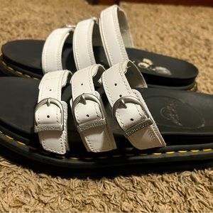 Dr. Martens White sandals size 9